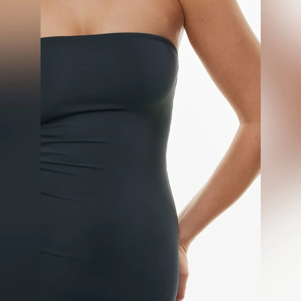 Aritzia Contour Mini Tube Dress Navy Blue XXS - Picture 6 of 8